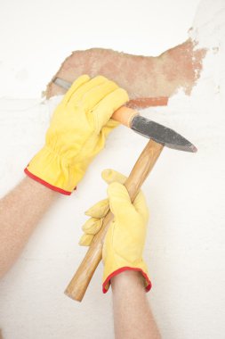 ısırık ve iç house duvar yenileme çekiç