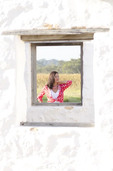 Concepto retrato confiado mujer madura — Foto de Stock