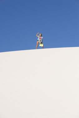 Uygun sağlıklı aktif Olgun kadın açık