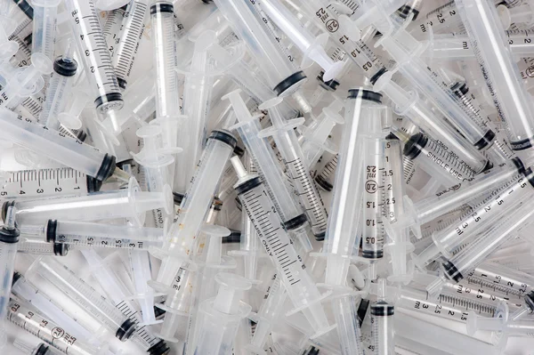 Used syringes — Stock Photo, Image