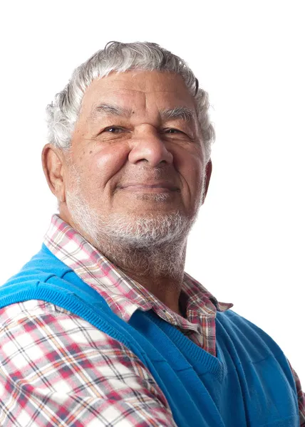 Vriendelijke senior burger — Stockfoto