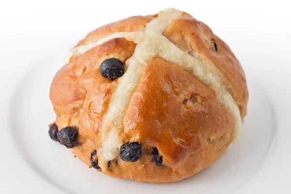 Hot Cross Bun — Stock Photo, Image