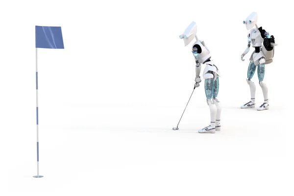 Robot golfeur — Photo