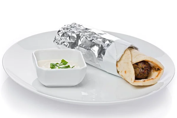 Kofte kebab wrap —  Fotos de Stock