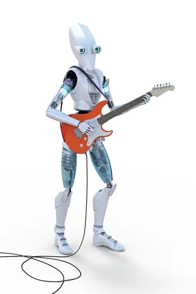 Robot oyun gitar — Stok fotoğraf