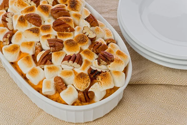 tatlı patates, marşmelov ile