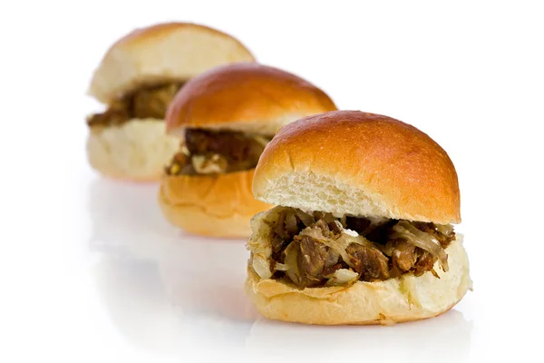 Vaca Frita Sliders — Stock Photo, Image