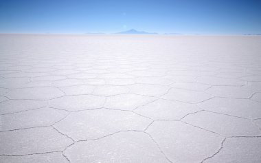 Salar de uyuni, tuz Çölü, Bolivya.