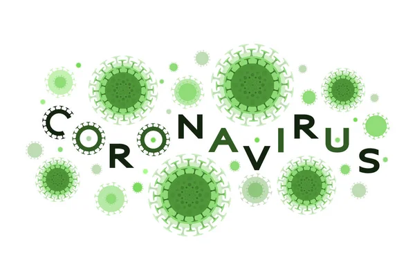 코로나 바이러스 전염병 바이러스 코로나 바이러스를 스케치하는 것입니다 — 스톡 벡터