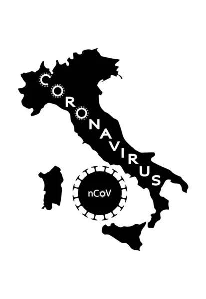 Coronavirus Symptomen Preventie Lijn Schets Pandemie Virus Coronavirus — Stockvector