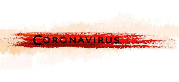 Koronavirové symptomy a prevence. linie, skica pandemie, virus, koronavirus — Stockový vektor