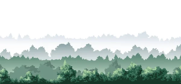 Tarzlı orman geçmişi, doğa, manzara. Evergreen kozalaklı ağaçlar. Çam, çam, ağaç. Siluet vektörü