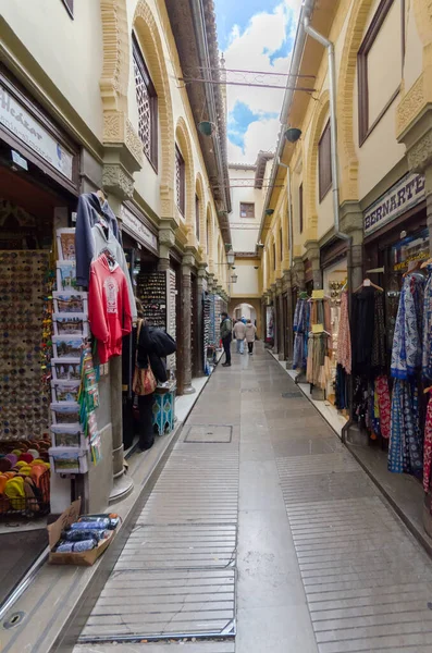 Granada Spain December 2021 Alcaiceria Market Known Grand Bazaar Granada — Foto de Stock