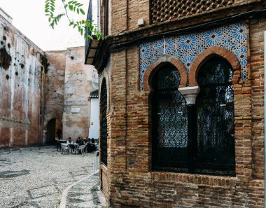 Granada, Spain - December 27, 2021: Historic centre of Granada, Spain