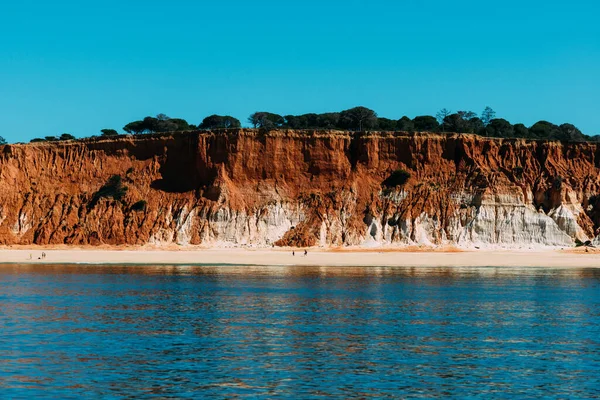 葡萄牙阿尔加夫地区Albufeira的法里西亚海滩 — 图库照片
