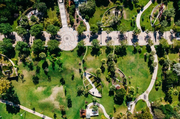 Lisbon Portugal July 2022 Aerial Drone View Parque Dos Poetas — Stok fotoğraf