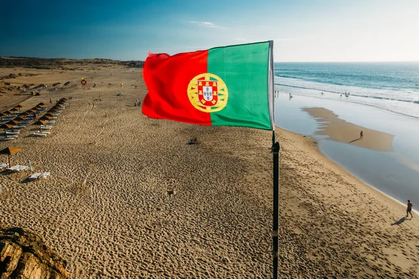포르투갈 초해변 흔들고 포르투갈 — 스톡 사진