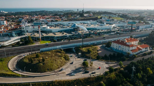 Кашкайш Португалия Октября 2022 Года Воздушный Вид Торговый Центр Cascaishopping — стоковое фото