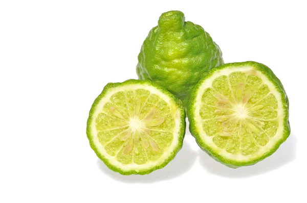 Tre leech lime frukter — Stockfoto