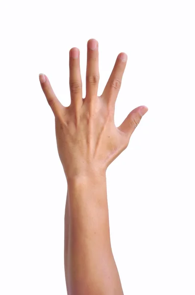 Homem sinal de mão — Fotografia de Stock