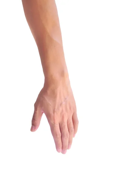 Znak ręką człowieka — Zdjęcie stockowe