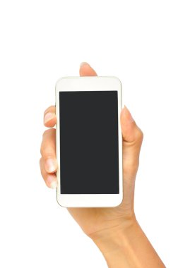 el mobil akıllı telefon tutarak