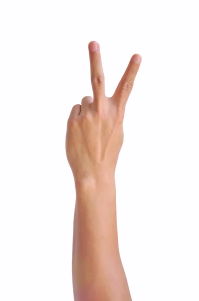 Man hand sign — Stock Photo, Image