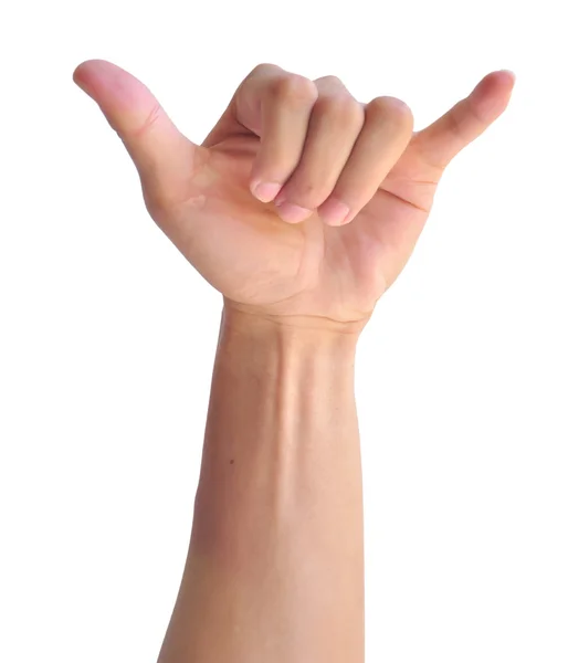 Postura del dedo — Foto de Stock