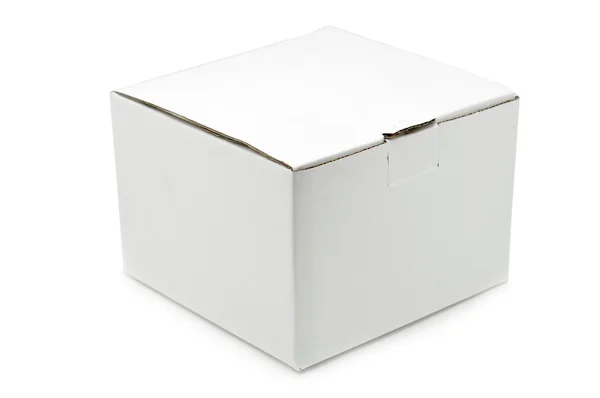 Caja blanca — Foto de Stock