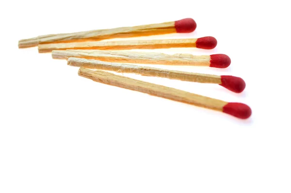 Close-up of a red match — Stock Photo, Image