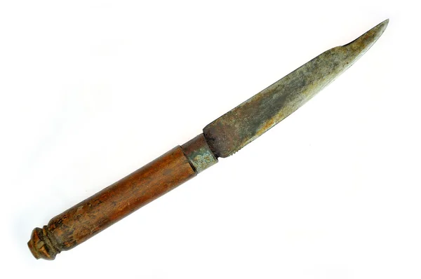 Vecchio coltello arrugginito — Foto Stock