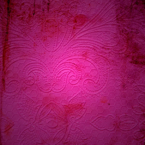 Růžový thajské vzory papír — Stock fotografie