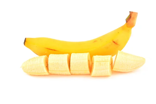 Bananen geïsoleerd — Stockfoto