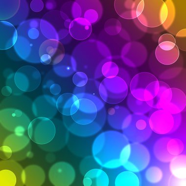 renkli bokeh