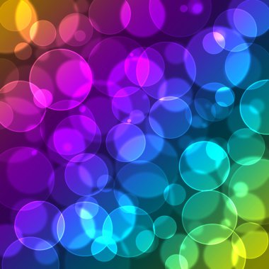 renkli bokeh