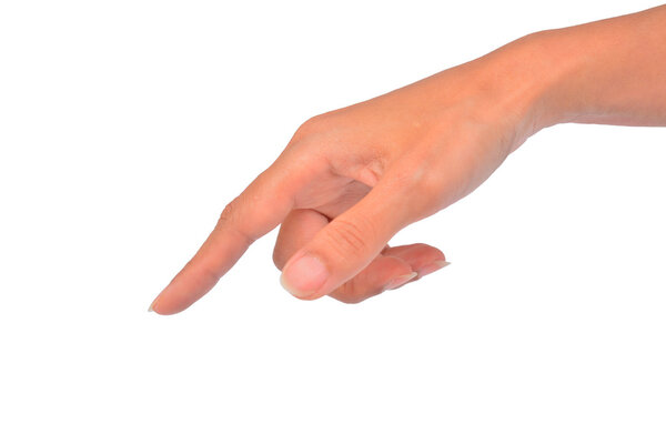 Указывая вниз
