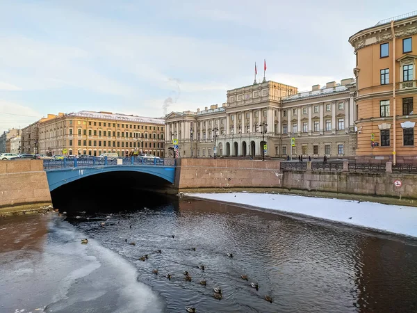 Sankt Petersburg Ryssland Cirka Januari 2021 Vacker Arkitektur Sankt Petersburg — Stockfoto