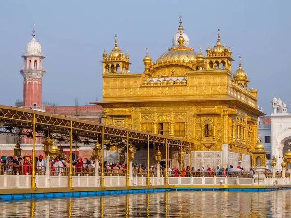アムリトサル インド Circa April 2018 アムリトサルの黄金寺院の美しい景色 — ストック写真