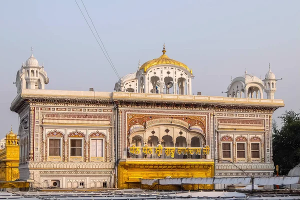 Amritsar Índia Cerca Abril 2018 Bela Vista Templo Dourado Amritsar — Fotografia de Stock