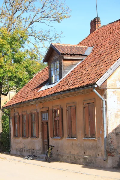 Fragment van het oude huis — Stockfoto