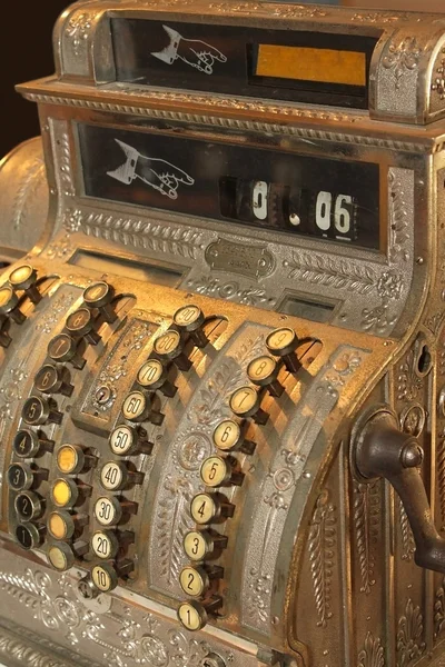 Vecchio registratore di cassa Immagine Stock