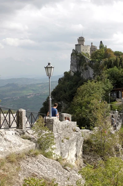 Cesta tower in the country of San Marino — Stock Photo, Image