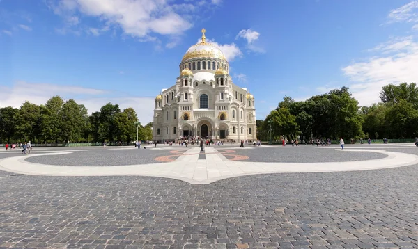 Sjökatedralen i Kronstadt, Ryssland — Stockfoto