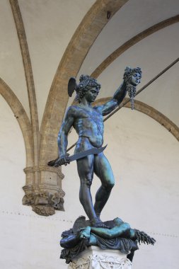 benvenuto tarafından medusa kafası Perseus cellini