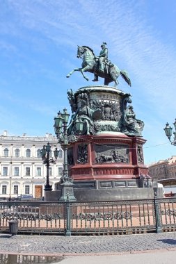 imperor Anıtı nicholas ben saint Petersburg, Rusya Federasyonu