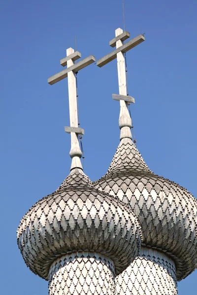 Chiesa dell'Intercessione della Vergine, dettagli delle cupole . — Foto Stock