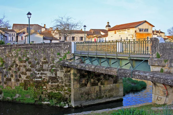 Allemans Dropt France March 2022 Bridge Old Mill Dropt River — Stockfoto