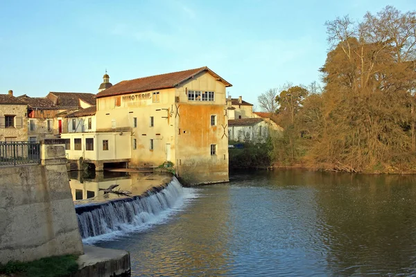 Allemans Dropt Francia Marzo 2022 Antiguo Molino Río Dropt —  Fotos de Stock