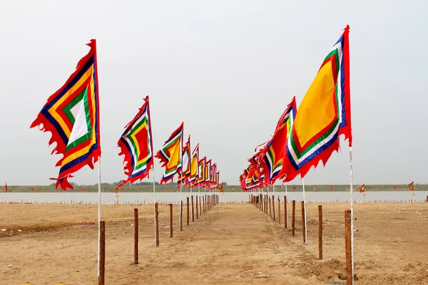 Bandeira tradicional vietnamita — Fotografia de Stock