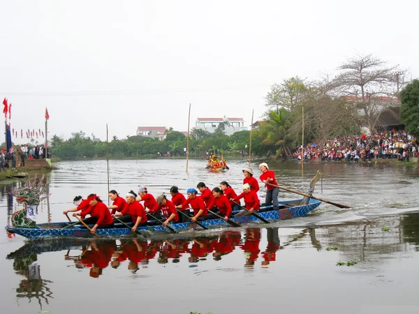 Carrera del barco tradicional — Foto de Stock